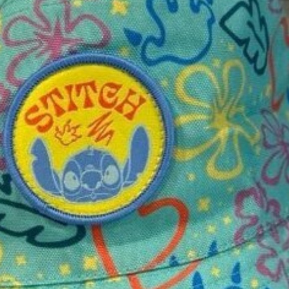DISNEY Stitch Blue Bucket Hat NEW NWT main image 6